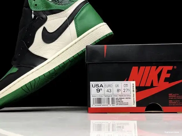 HYPE Green Sail-Black OG Air Jordan 555088-302 1 High Pine NRG 0531